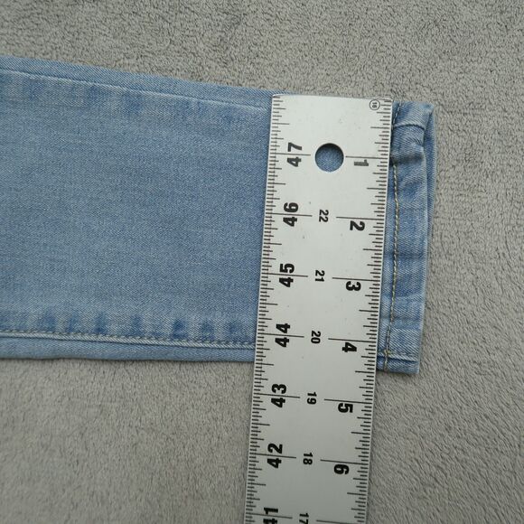 YMI Jeans Junior's Size 3 Blue High-Rise Skinny Denim Pants 28" Inseam Stretch - Picture 4 of 16